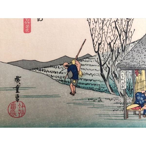 丸子 おいしい 浮世絵 名物茶屋 鞠子 名物茶屋（歌川広重 東海道五拾