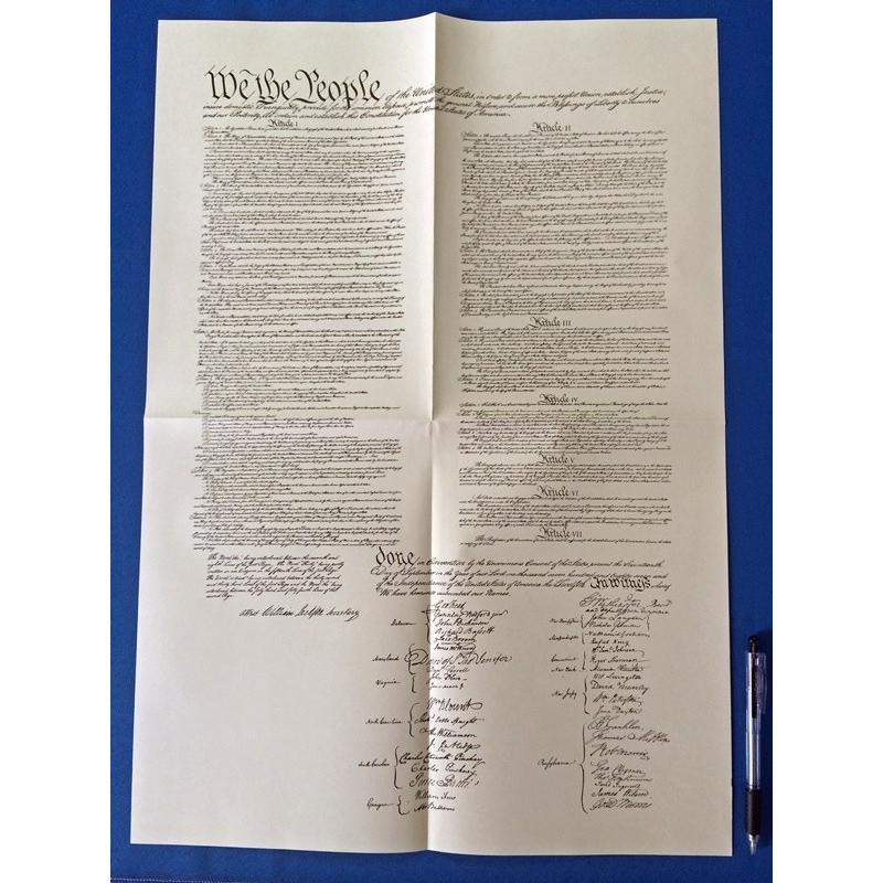 アメリカ独立宣言書 レプリカ