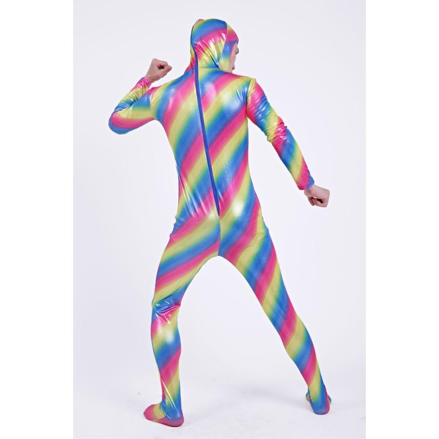 全身タイツ レインボー 虹色 コスプレ 宴会 パーティ 歓送迎会にお勧め