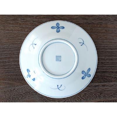 間取花鳥 リム60深皿 藍凛堂 / 食器 皿 深皿 おでん皿 煮物皿 リム型