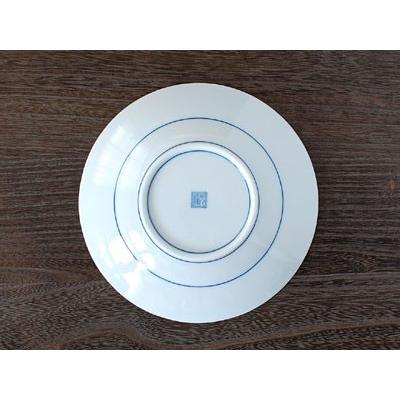 福文字 リム60深皿 藍凛堂 / 食器 皿 深皿 リム型深皿 染付 おでん皿