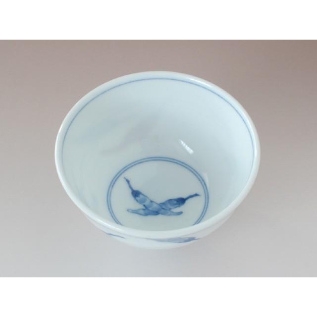 錦とうがらし 茶碗 / 食器 ご飯茶碗 飯碗 中平 唐辛子柄 上絵 転写