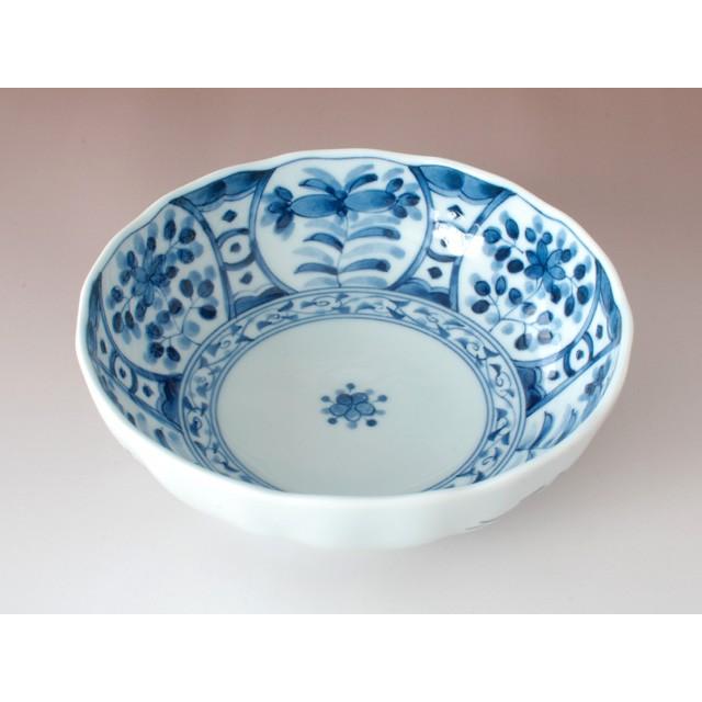 間取藍花 多用鉢 藍凛堂 / 食器 漬物鉢 おでん鉢 中鉢 染付 美濃焼