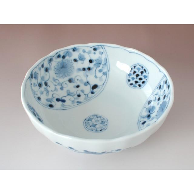 花伊万里 多用鉢 藍凛堂 / 食器 漬物鉢 おでん鉢 中鉢 染付 美濃焼