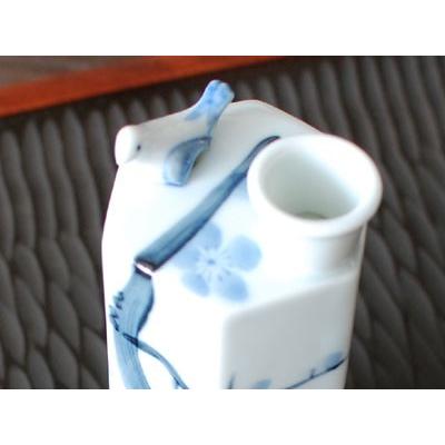 染付梅絵 徳利 / 食器 酒器 うぐいす 染付 美濃焼 岐阜県 : おもてなし
