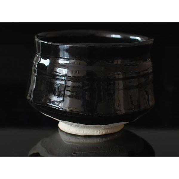 茶道具　黒織部茶碗　共箱付き 茶道具 黒織部茶碗 共箱付き