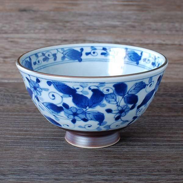 古染彩華 茶碗 / 食器 ご飯茶碗 中平 うすかる 軽量磁器 美濃焼 岐阜県