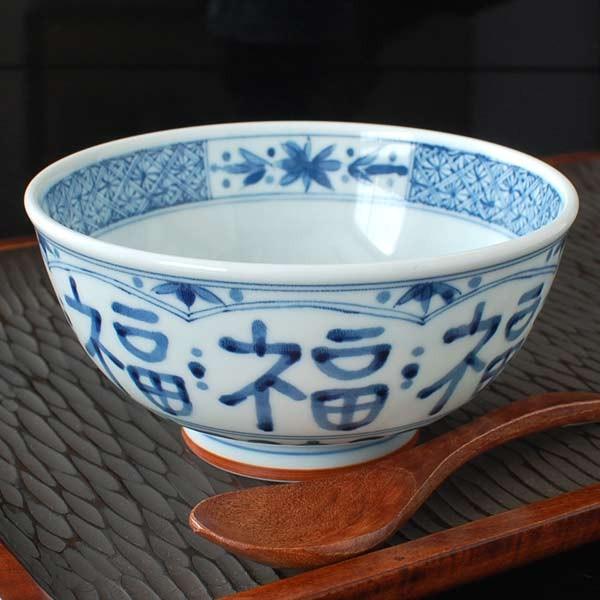 福福 丼 藍凛堂 / 食器 うすかる 軽量食器 どんぶり うどん そば