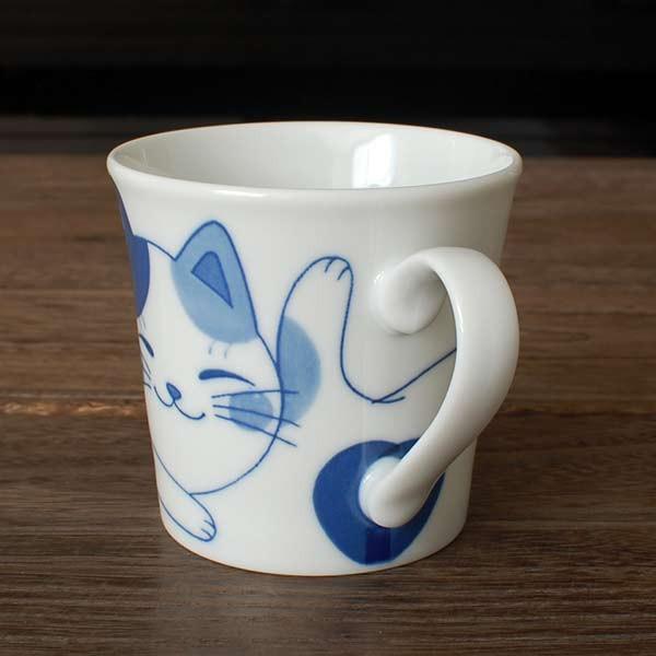 ねこちぐら ミケマグ / 食器 マグカップ マグ 約300cc ねこつぐら 猫柄