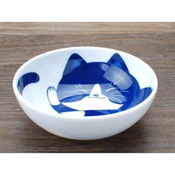 ねこちぐら ハチワレ 4.0鉢 / 食器 小鉢 ボール 猫つぐら 軽量磁器