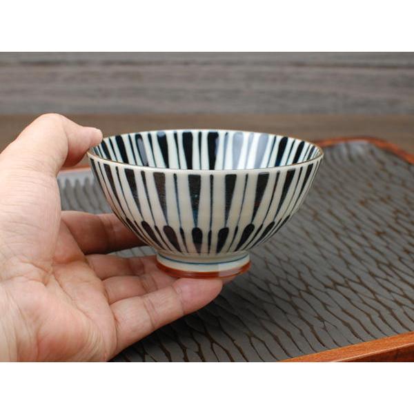 古染八重十草 深丸中平 / 食器 ご飯茶碗 飯碗 中平 染付 十草柄 美濃焼
