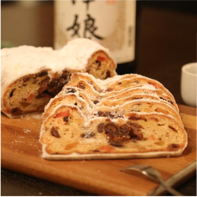 シュトーレン 会津若松 コビヤマ 會津身不知柿を日本酒会津娘とコラボ