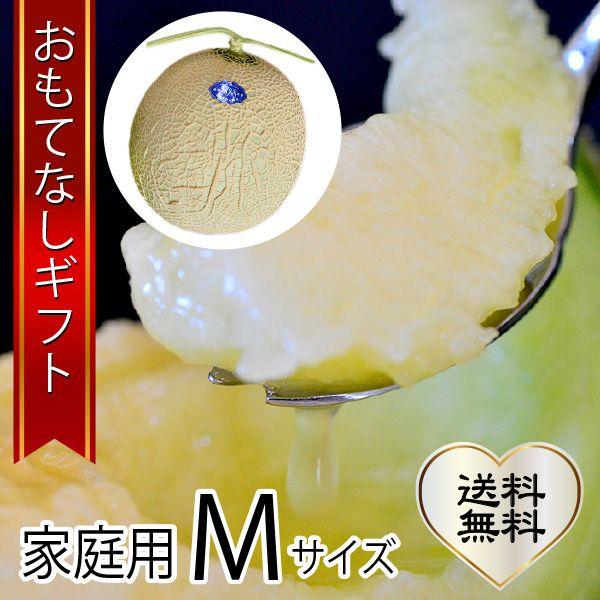 おもてなしギフト 家庭用マスクメロン 名倉メロン農場 メロン職人名倉正司が育てた一木一果の家庭用ギフトのマスクメロン Mサイズ | 