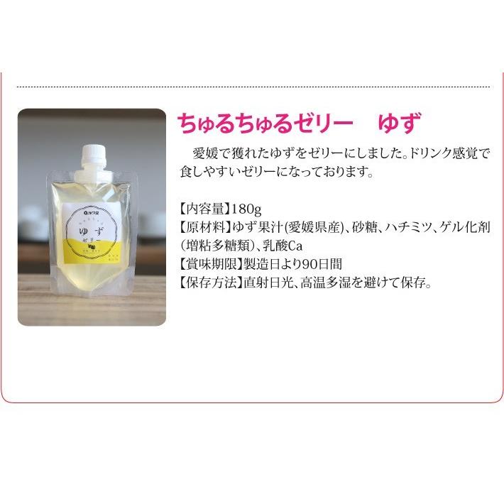 愛媛の果実をぎゅっと凝縮 永久堂のちゅるちゅるゼリー 4種セット