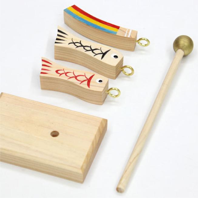 誕生ギフト 木彫りの鯉のぼり 伊川彫刻店 木彫りの鯉のぼりミニ20cm おもてなしギフト |  | 05