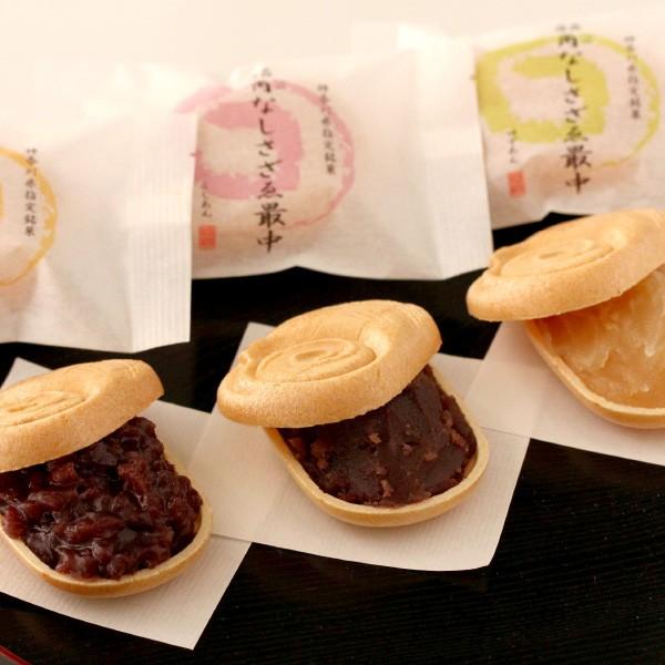 もなか 角なしさざゑ最中 横須賀に伝わる日蓮上人にまつわる最中 18個入り |  | 01