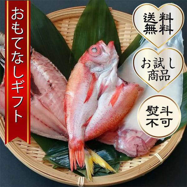 山陰近海・沖合の干物 米子がじゅまるの獲って新鮮な状態で作った干物セット（A） おもてなしギフトお試しセット | 
