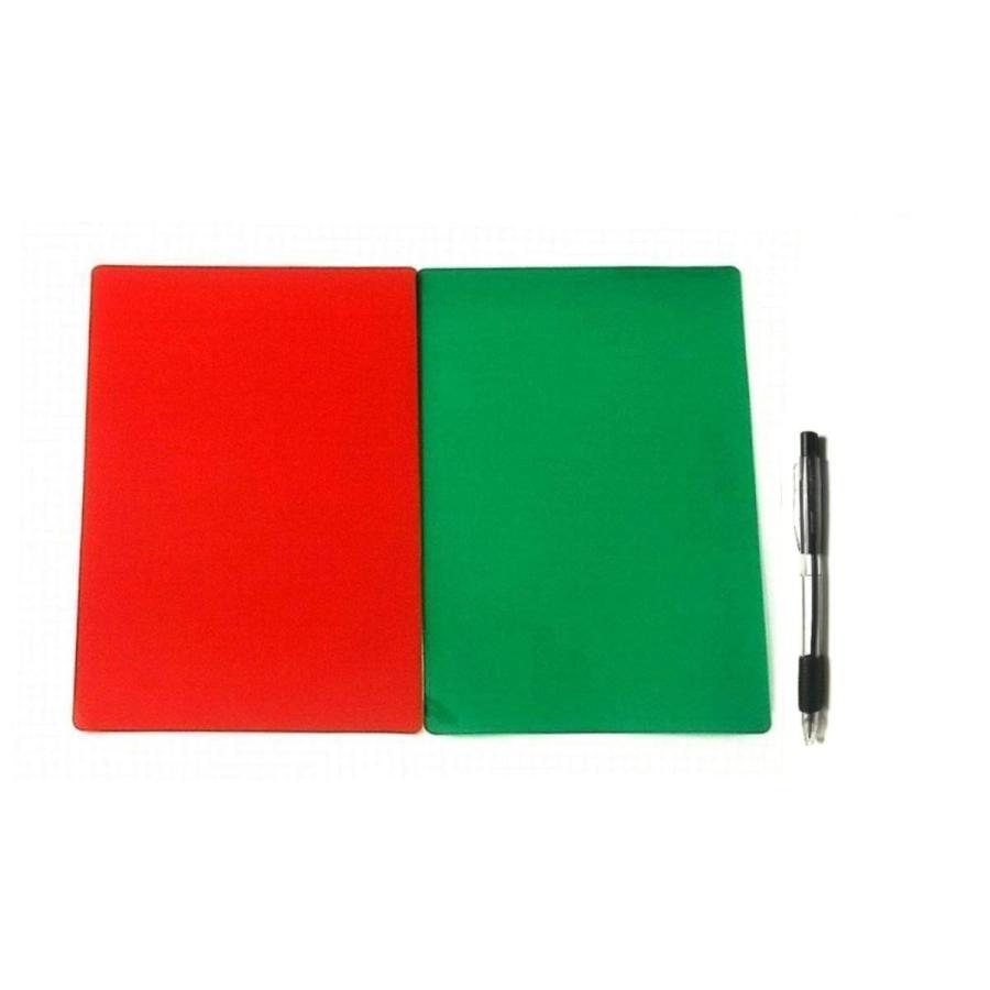 暗記 大きめ 下敷 シート 赤 緑 2枚セット オリジナルボールペン セット B5サイズ 縦18 横25 ショップオモテナシ 通販 Yahoo ショッピング
