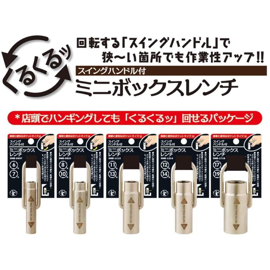 数々のアワードを受賞 ベストツール スイングハンドル付ミニボックスレンチ ベスト Smb 1113 対辺サイズ 11 13 全長 約80mm Dprd Jatimprov Go Id