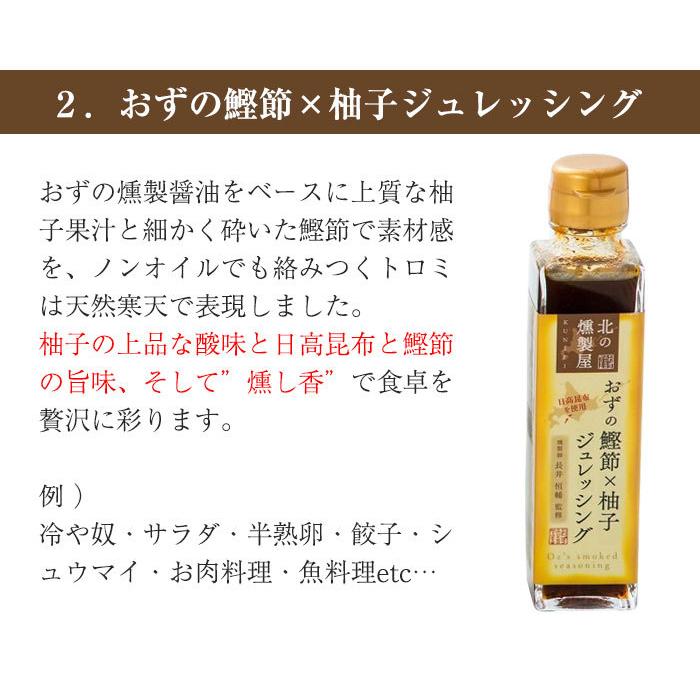燻製ギフト4点 燻製醤油 鰹節 柚子ジュレッシング 加工品 牛たんソーセージ 合鴨のパストラミ レア 北の燻製屋 Oz Kunsei Set4 表参道通販クラブ 通販 Yahoo ショッピング