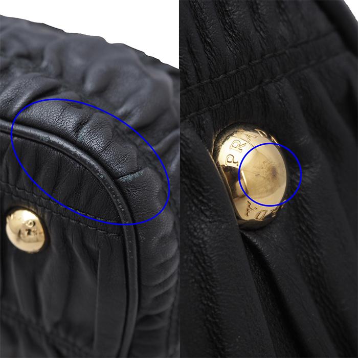 PRADA（プラダ） 2way ハンドバッグ ショルダーバッグ ナッパレザー