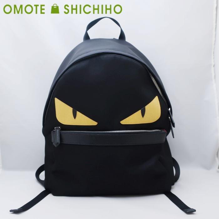 Fendi フェンディ バッグバグズ バックパック リュック 7vz012 黒 ブラック メンズ レディース 中古aランク 013 おもて質舗 通販 Yahoo ショッピング