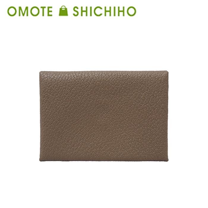HERMES エルメス カードケース カルヴィ デュオ 小銭入れ シェーブルミ  