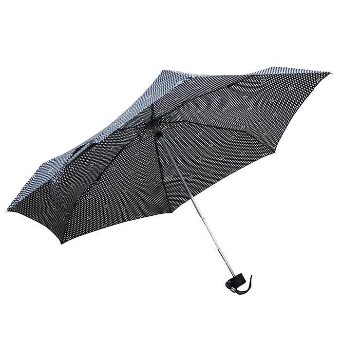 TORY BURCH トリーバーチ 折り畳み傘 雨傘 ナイロン ネイビー