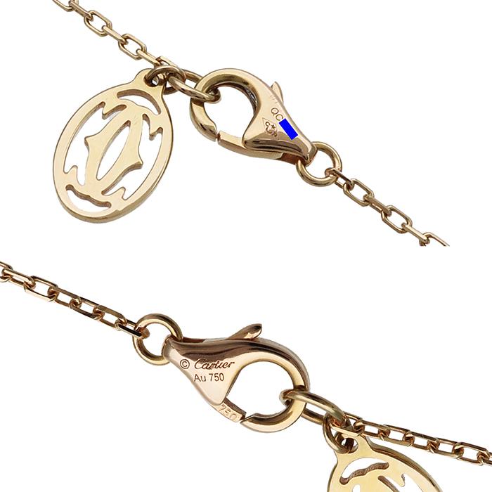 カルティエ ダムール Cartier ネックレス ペンダント ピンクサファイア 