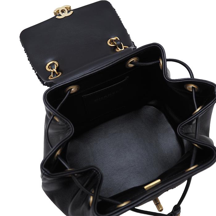 CHANEL シャネル 2way ミニバッグパック ミニリュック ウール