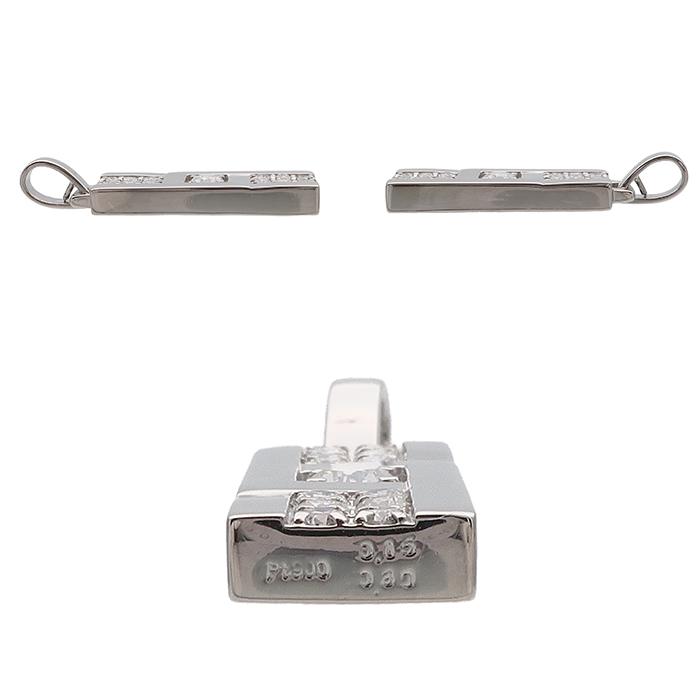 PT900 ダイヤモンド ペンダント トップ プラチナ D:0.15ct 0.30ct 4月
