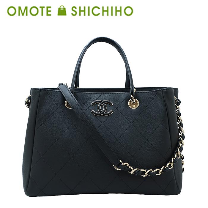 CHANEL（シャネル） スモール ショッピングバッグ マトラッセレザー