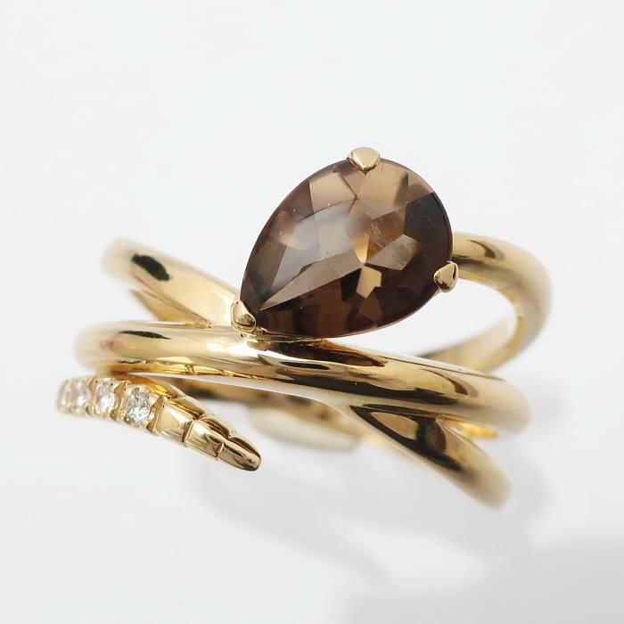 スタージュエリー ハート ダイヤモンド リング 0.03CT レディース