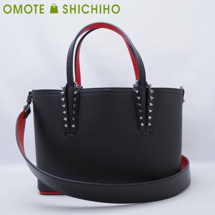 Christian Louboutin 2WAY ブラック ハンドバッグ Christian Louboutin 2WAYバッグ カバタ ミニ ブラック