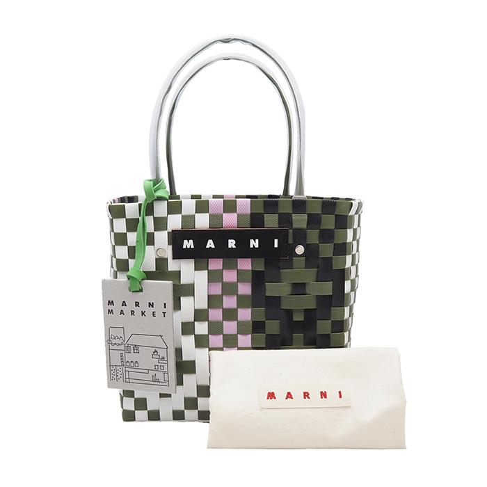 MARNI MARKET マルニ ミニ バスケット バッグ かごバッグ ハンドバッグ