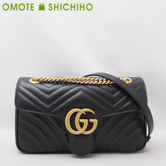 GUCCI グッチ マーモント キルティング チェーン スモールバッグ GUCCI】グッチ『GGマーモント キルティング ミニバッグ』446744