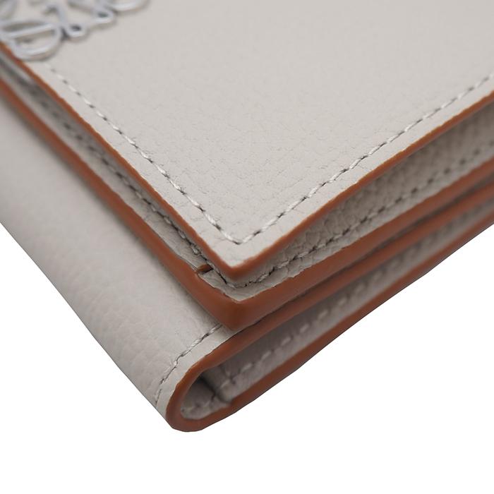 LOEWE（ロエベ） アナグラム トライフォールド ウォレット 財布 ペブル