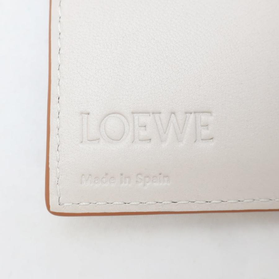 LOEWE ロエベ アナグラム トライフォールド ウォレット ペブル