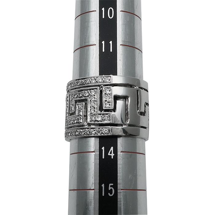 18K 750 ダイヤモンド リング 指輪 13号 #13 K18 WG ホワイトゴールド 
