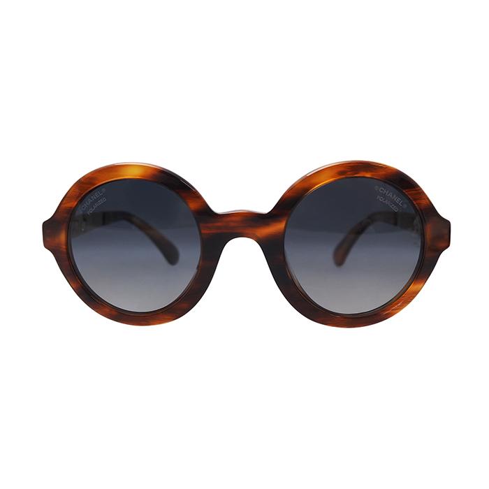 CHANEL シャネル ラウンド サングラス 丸形 5441-A ブラウン