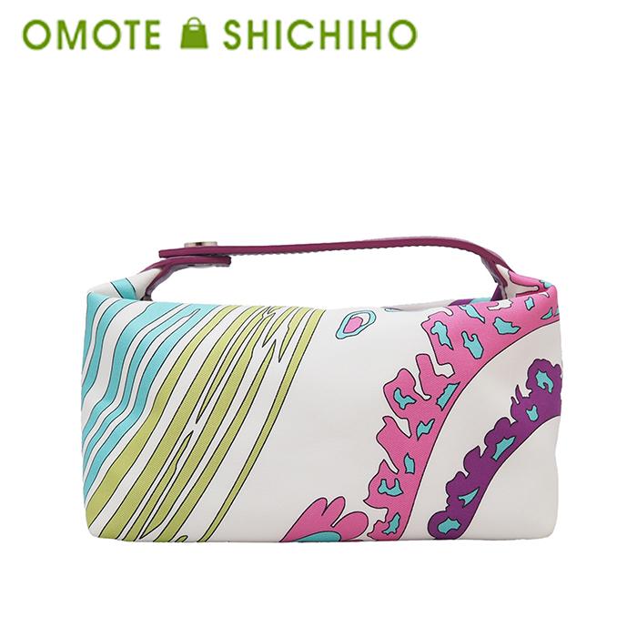 美品 EMILIO PUCCI エミリオプッチ アクセサリーポーチ バニティ