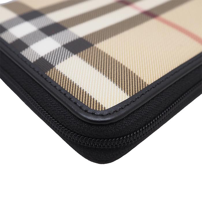 BURBERRY（バーバリー） ラウンドファスナー 二つ折り コンパクト 財布