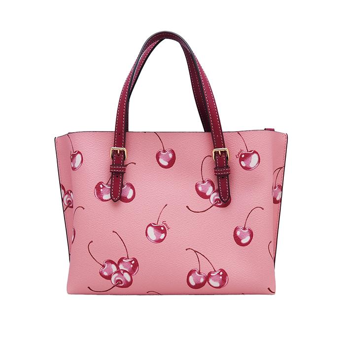 超美品 COACH コーチ モリートート ショルダーバック ハンドバッグ COACH（コーチ） モリー トート 25 チェリー プリント 2way