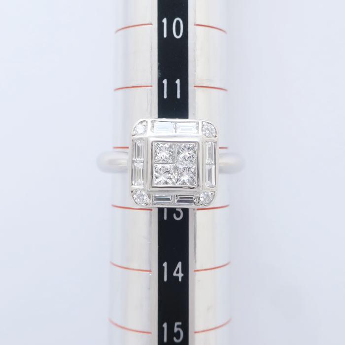 Pt900 ダイヤモンド リング 指輪 #12 12号 プラチナ D:1.11ct 