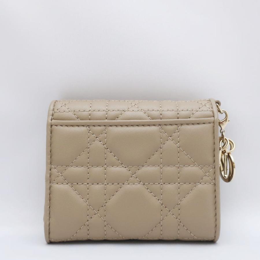 Dior ディオール レディディオール ロータスウォレット 三つ折り財布