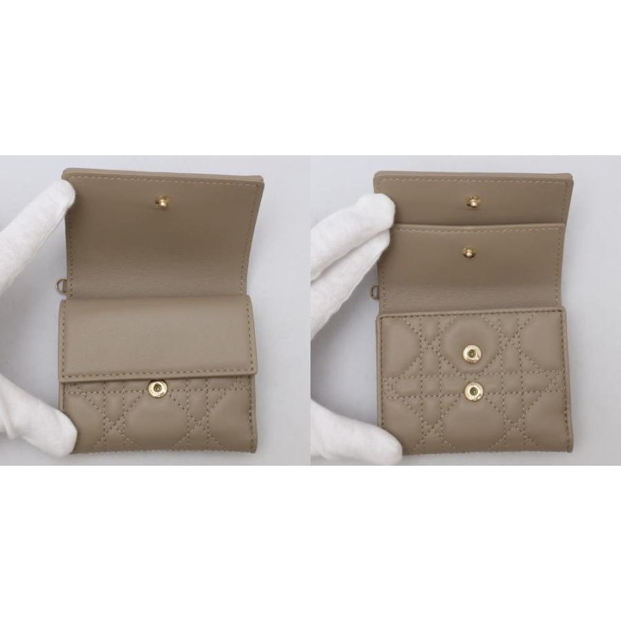 Dior ディオール レディディオール ロータスウォレット 三つ折り財布