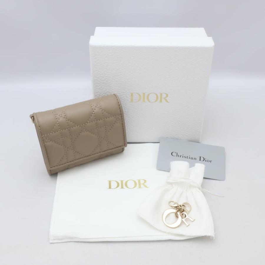 Dior ディオール レディディオール ロータスウォレット 三つ折り財布