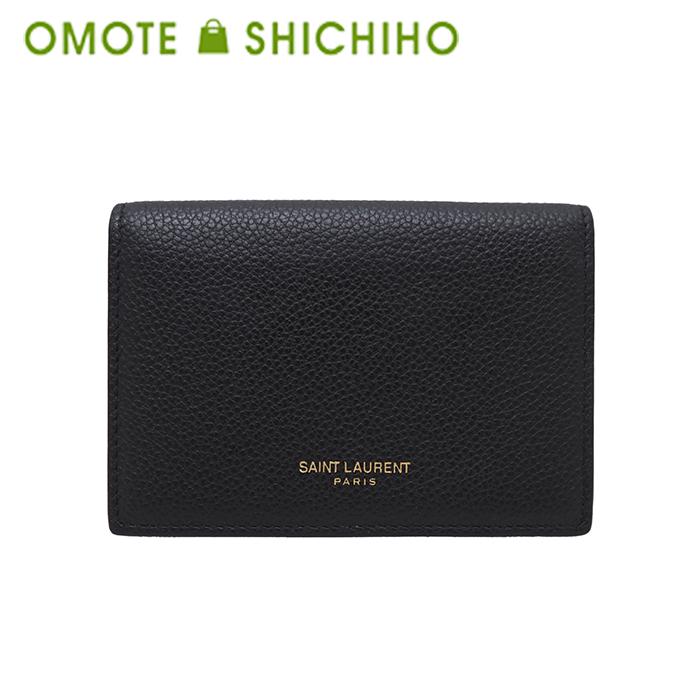 美品】SAINT LAURENT 名刺入れレザー 黒 【公式通販】