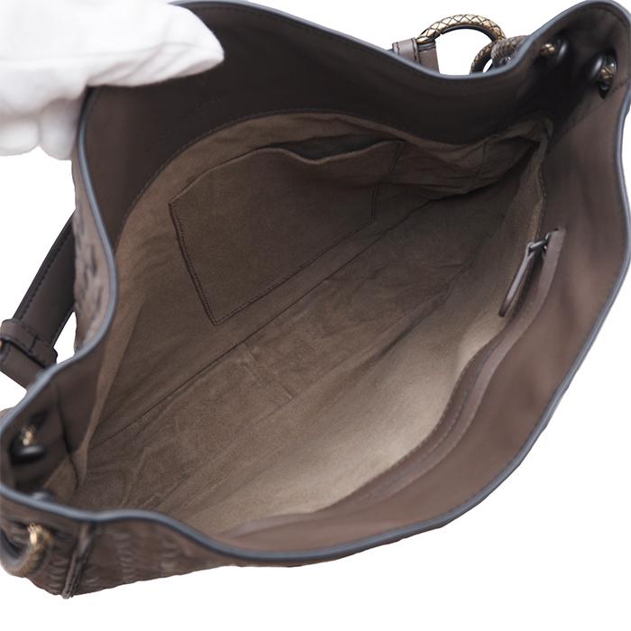 BOTTEGAVENETA ボッテガヴェネタ ループ イントレチャート ショルダーバッグ 494119 ワンハンドル 春 美品◆中古Aランクの画像