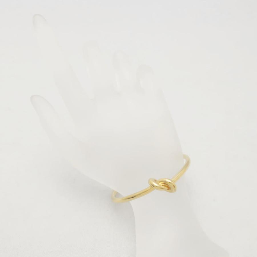 希少！美品【CELINE セリーヌ】バーベルエクストラシン ノットバングル CELINE セリーヌ バングル Extra Thin Bracelet エクストラ シン